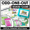 Speaking Practice BOARD GAME: Odd one out - Which word doesn't belong and why? - Hot Chocolate Teachables