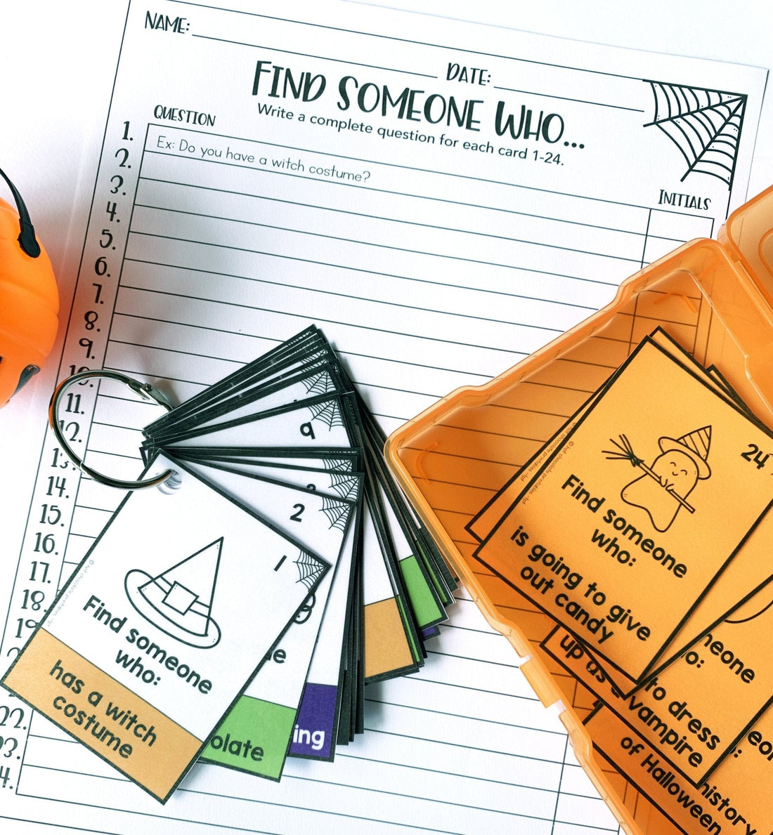 Halloween Activities to Practice Speaking & Listening - Hot Chocolate Teachables