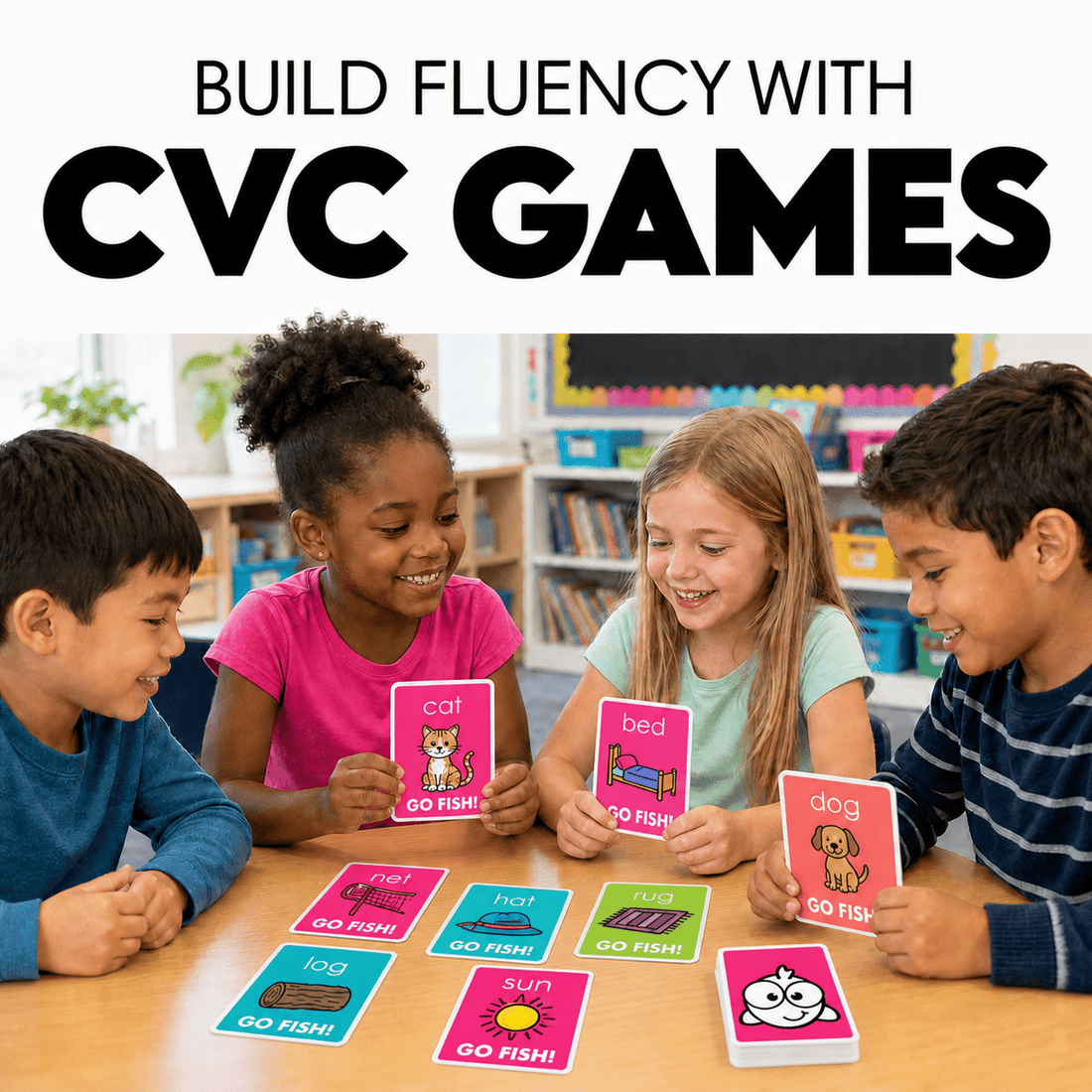 How CVC Games Help Beginning Readers Build Fluency and Automaticity - Hot Chocolate Teachables