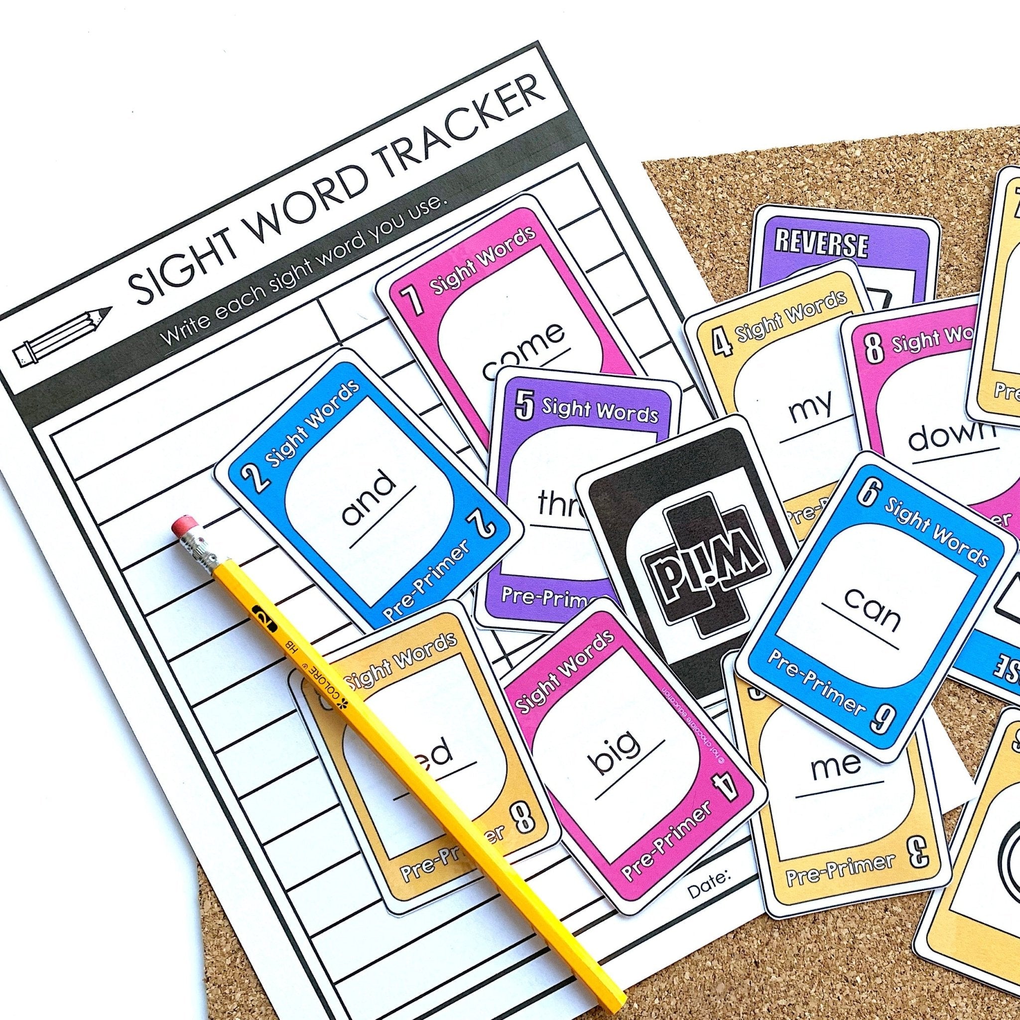CVC/Sight Word Card Games - Hot Chocolate Teachables