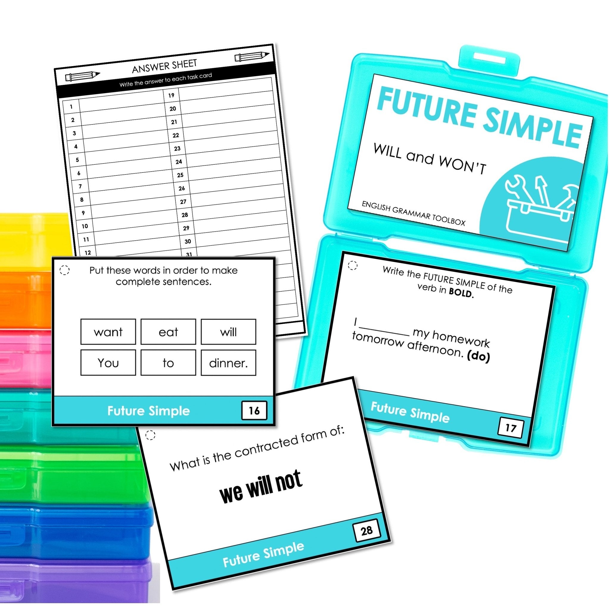 Future Tense Practice – Will, Won’t & Be Going To - Hot Chocolate Teachables