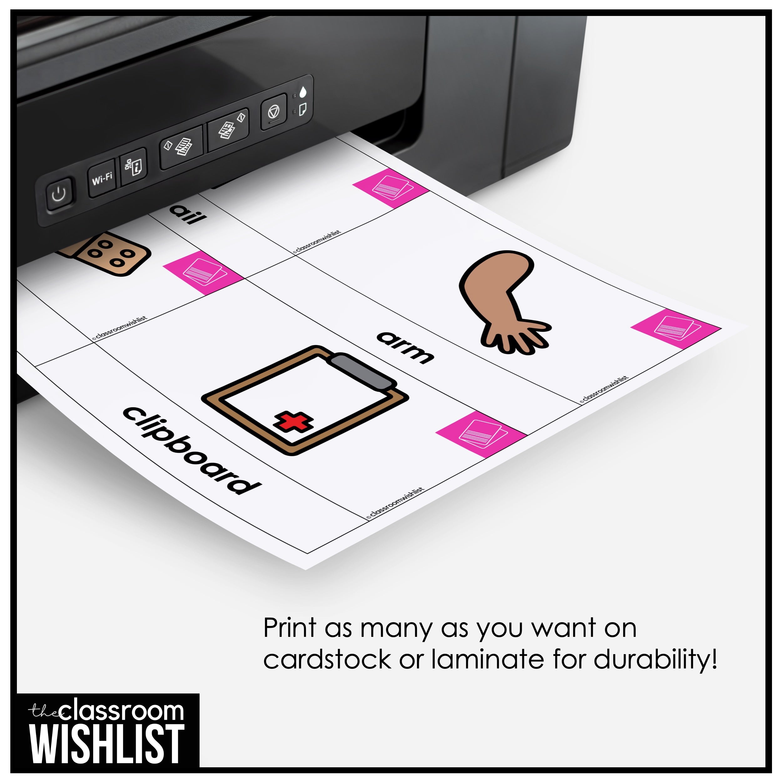 Health & Body Vocabulary Flashcards | Digital + Print | Picture Dictionary | ESL - Hot Chocolate Teachables