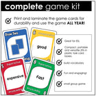 Adjectives : Comparative & Superlative Card Game