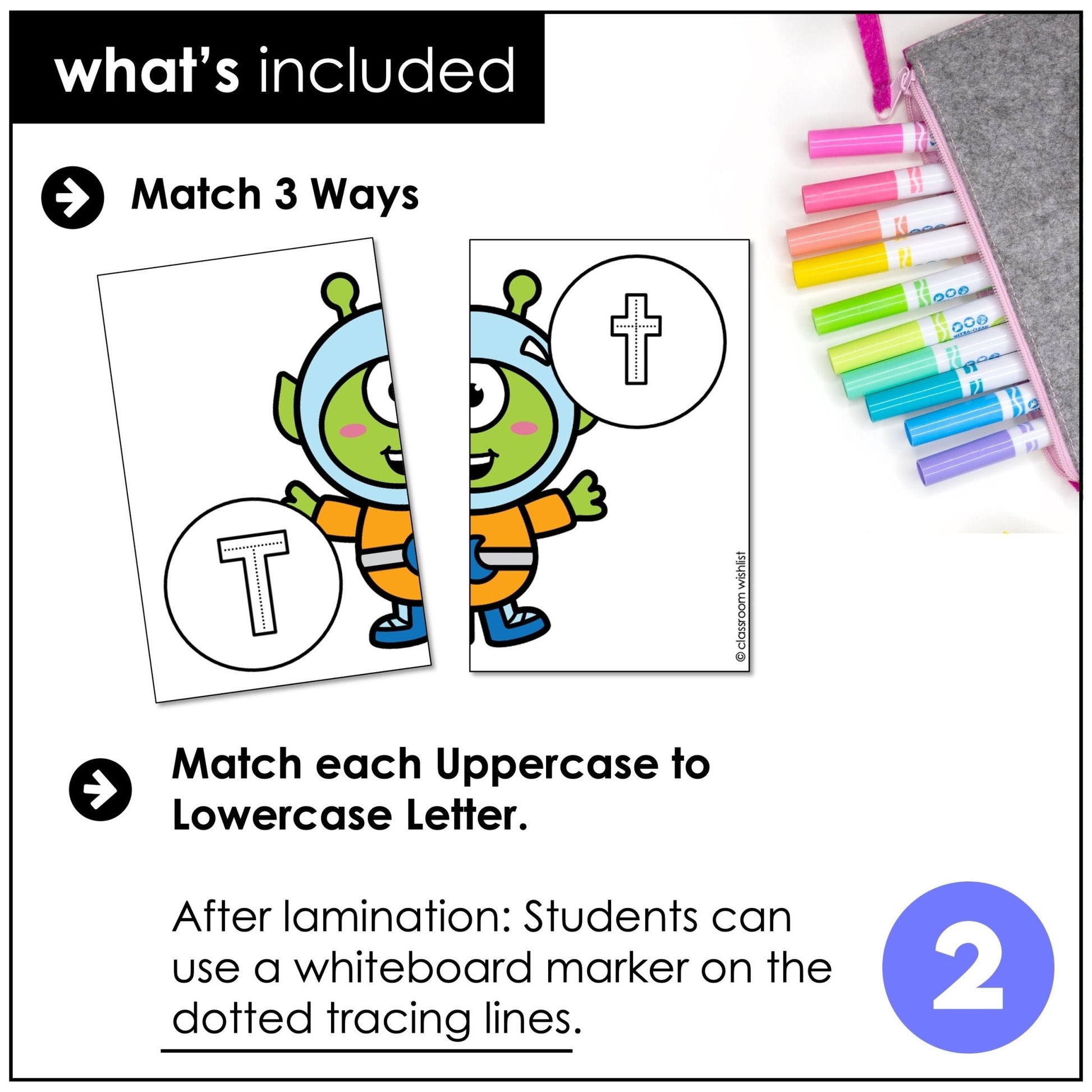 Alphabet Letter Formation Puzzles – Uppercase & Lowercase Letter Matching Cards - Hot Chocolate Teachables