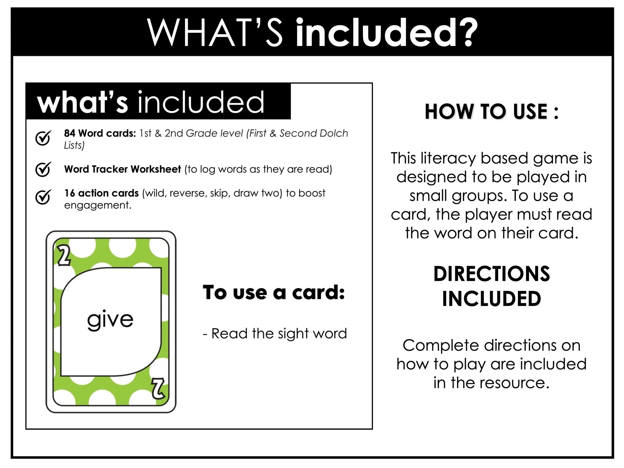 Christmas Sight Word Card Game for 1st & 2nd Grade Lists - Plays like UNO - Hot Chocolate Teachables