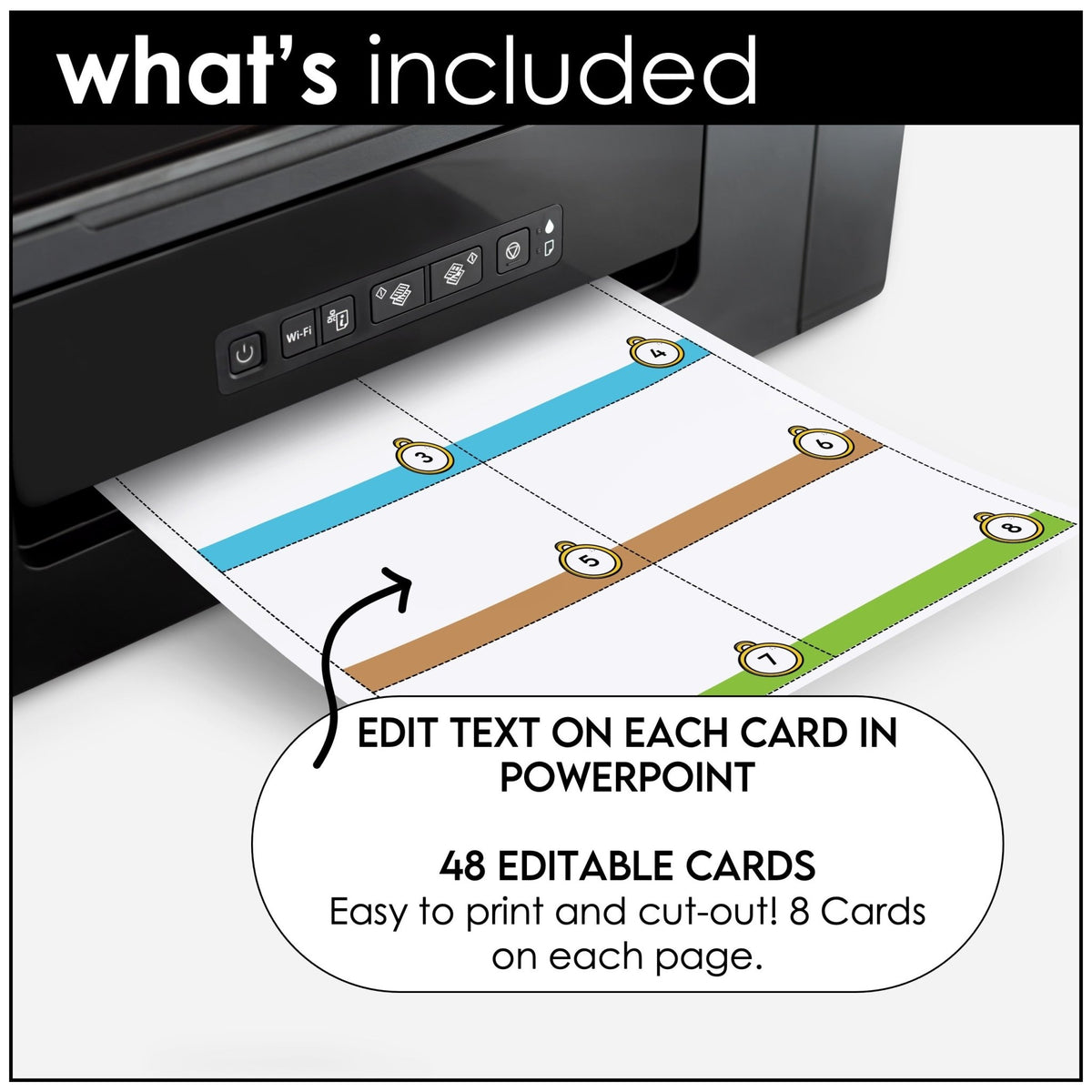 Editable Board Game Templates - ESL, Vocabulary, Grammar