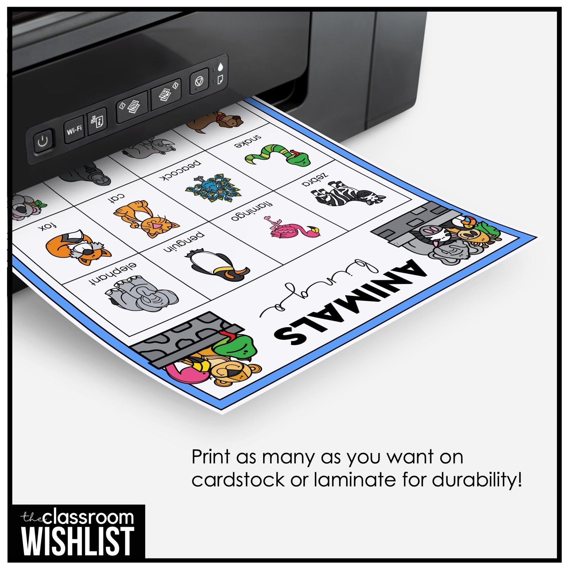 Farm, Zoo & Pet Animal Vocabulary Bingo Game – 3 Ways to Play | ESL, ELL, EFL - Hot Chocolate Teachables