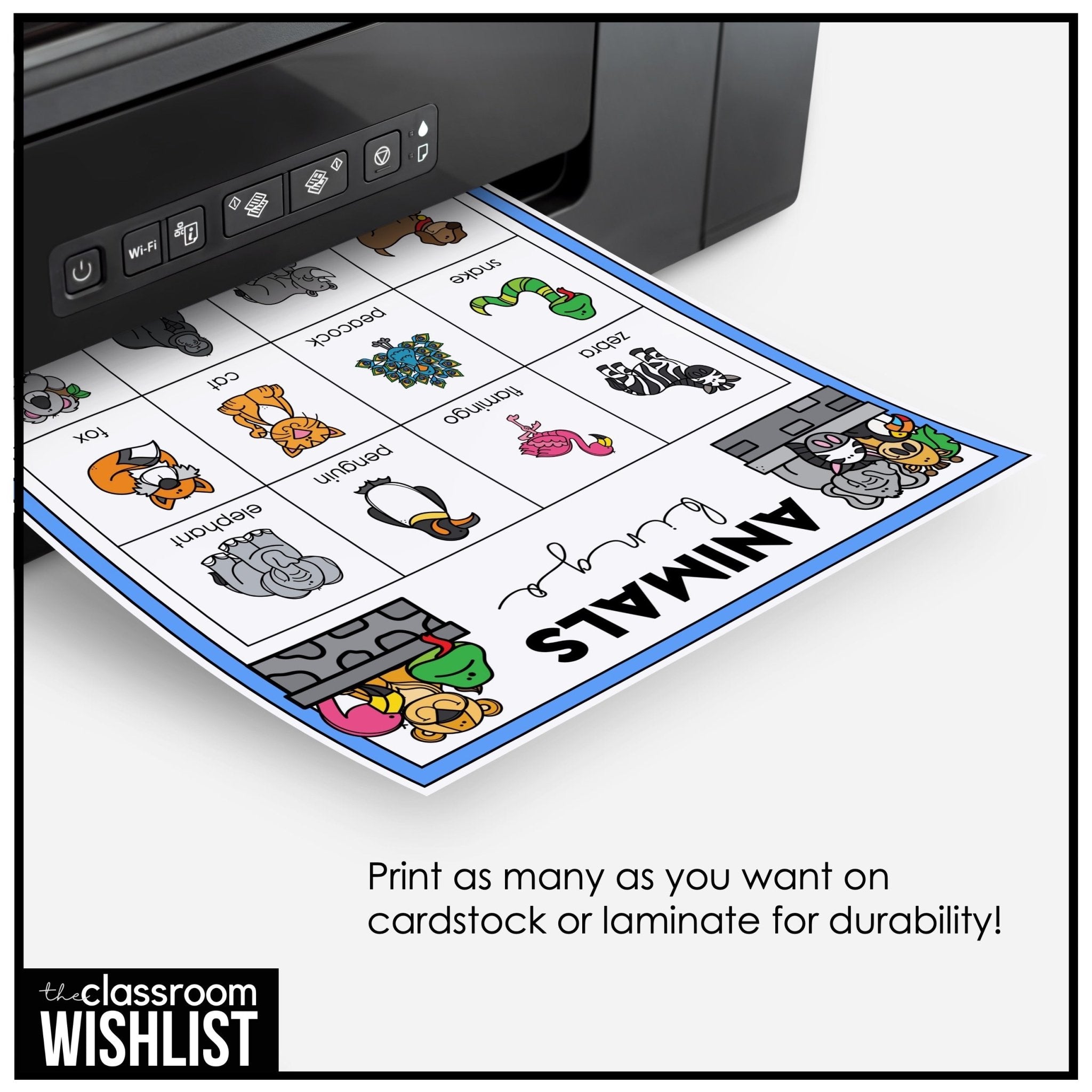 Farm, Zoo & Pet Animal Vocabulary Bingo Game – 3 Ways to Play | ESL, ELL, EFL - Hot Chocolate Teachables