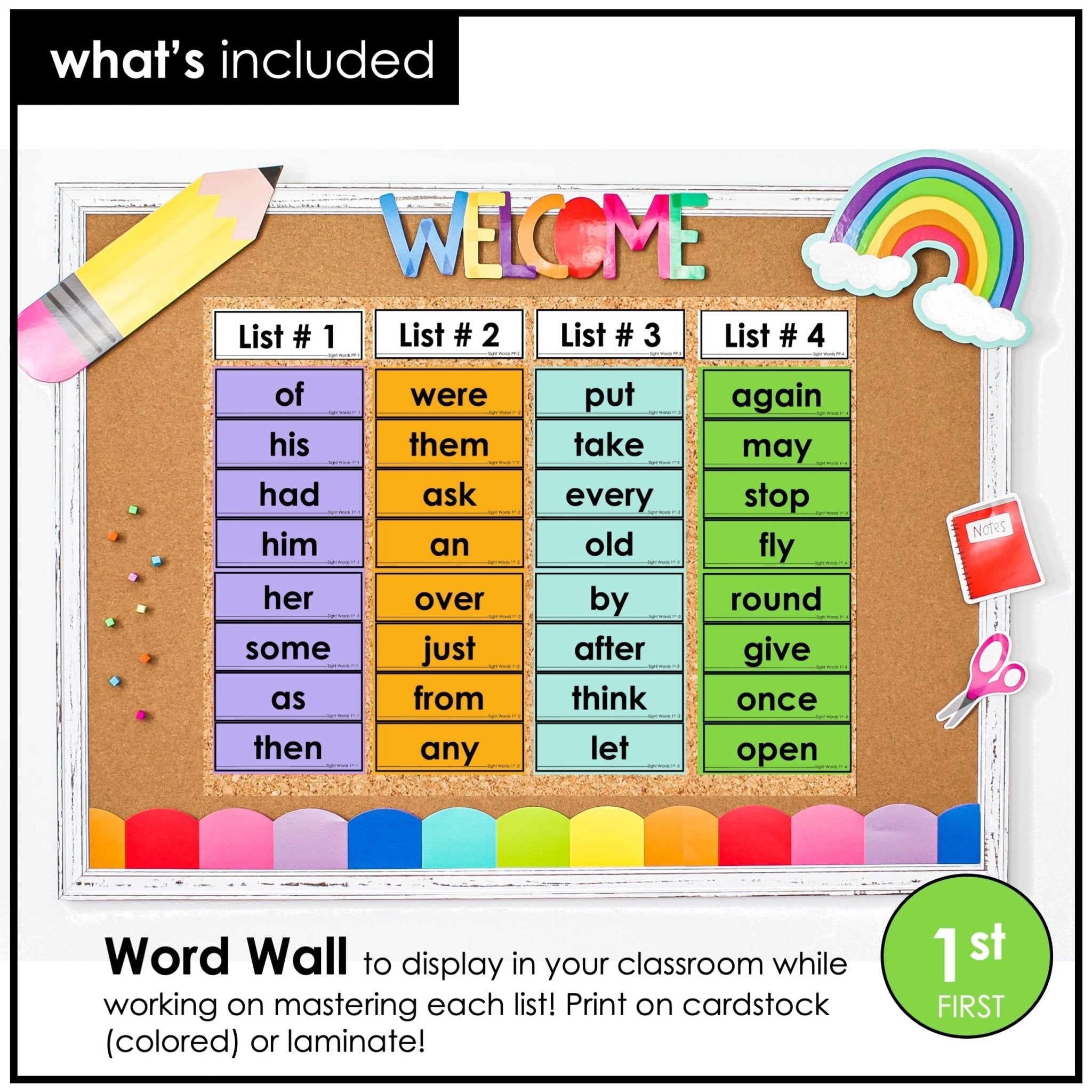 First Grade Sight Word Assessment Pack | Dolch High Frequency Word Progress Monitoring & Evaluation - Hot Chocolate Teachables