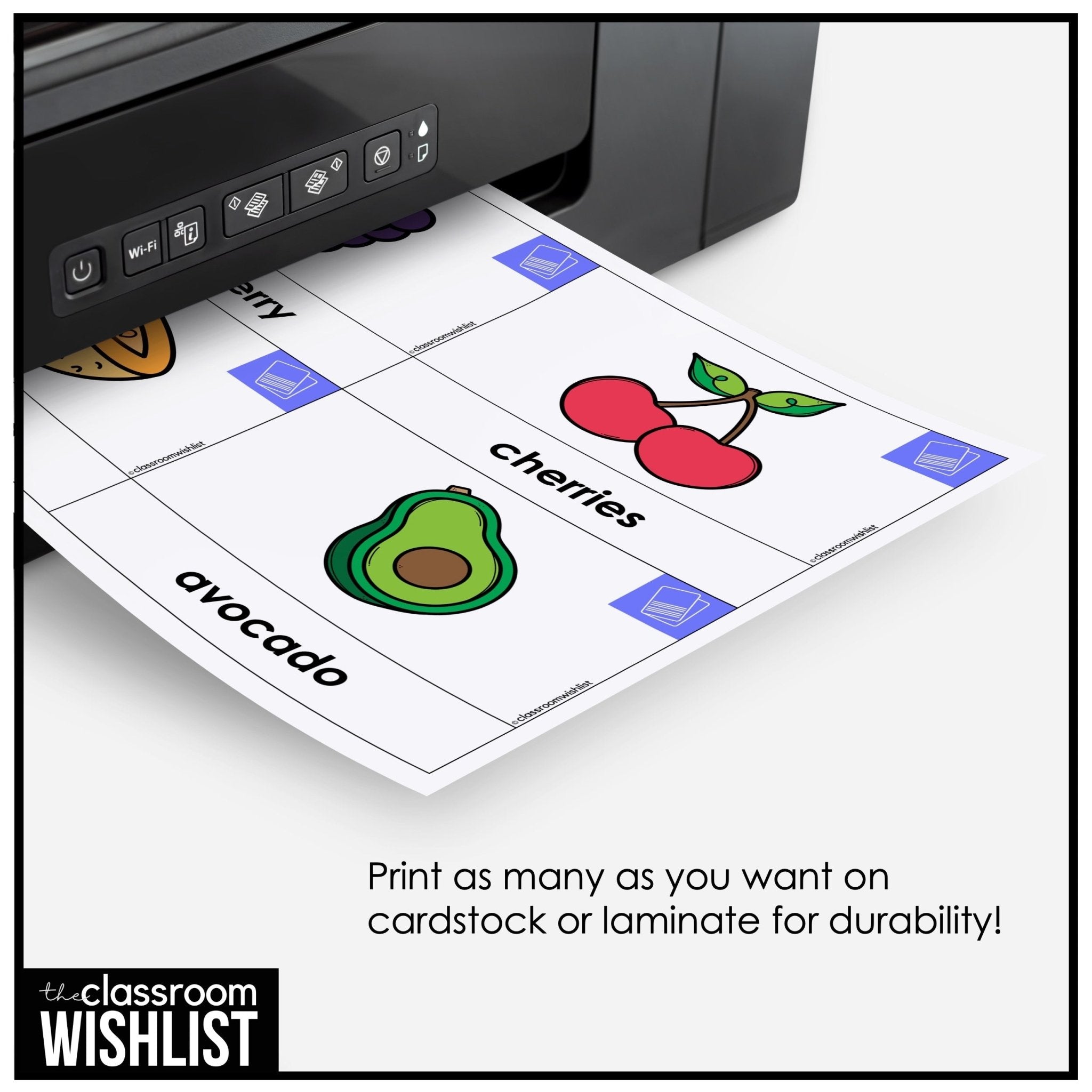 Fruit & Vegetable Vocabulary Flashcard Bundle | Print & Digital | ESL Newcomers - Hot Chocolate Teachables
