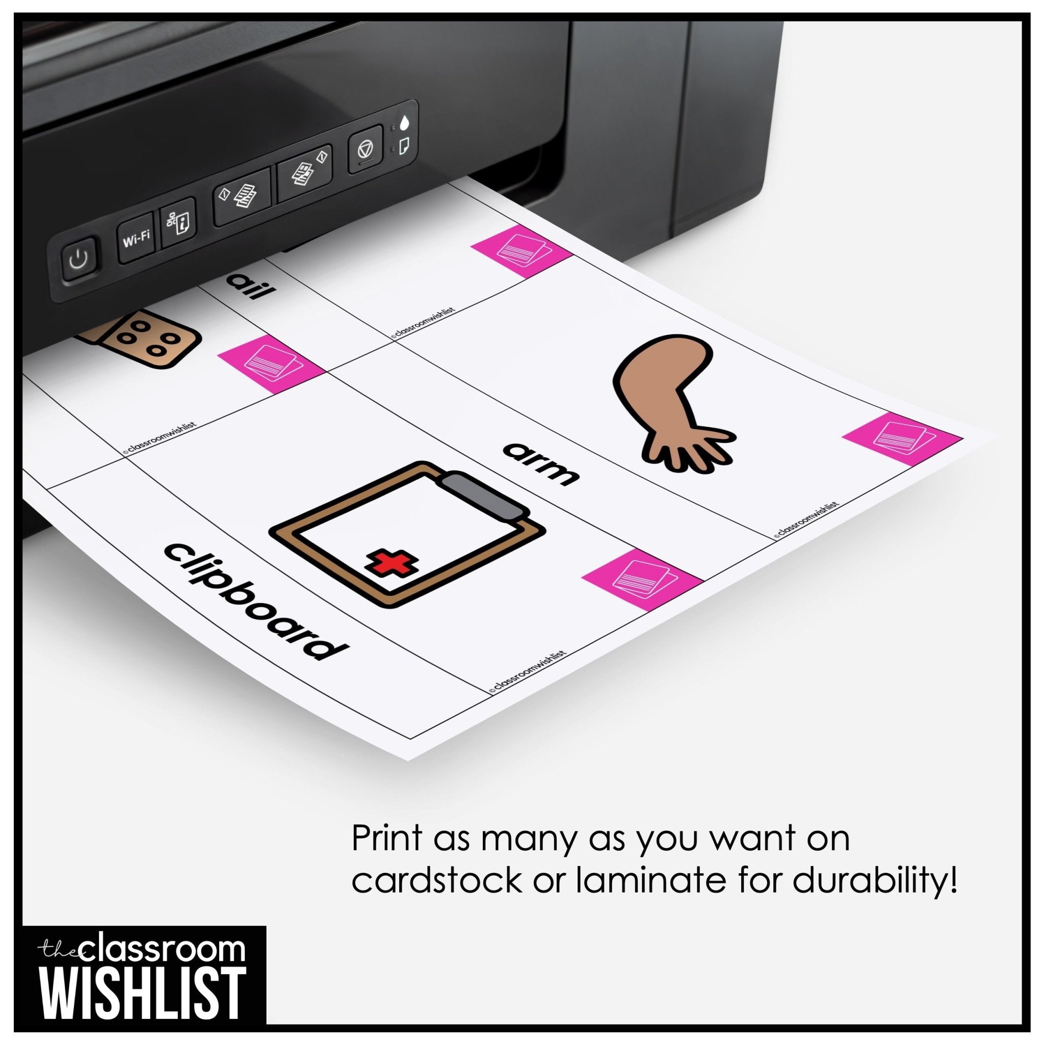 Health & Body Vocabulary Building ESL Flashcard Pack: Flash Cards & Dictionary - Hot Chocolate Teachables