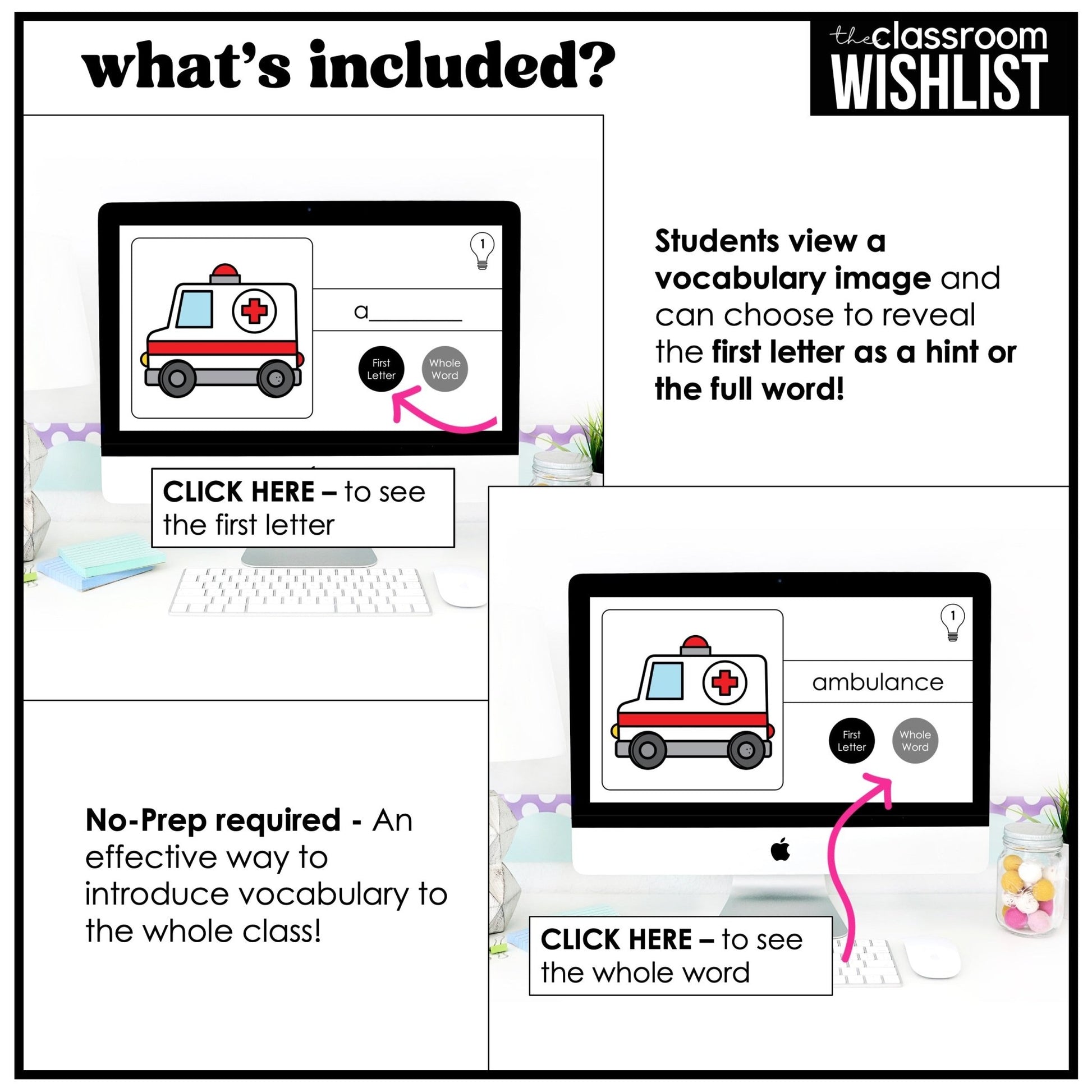 Health & Body Vocabulary Flashcards | Digital + Print | Picture Dictionary | ESL - Hot Chocolate Teachables