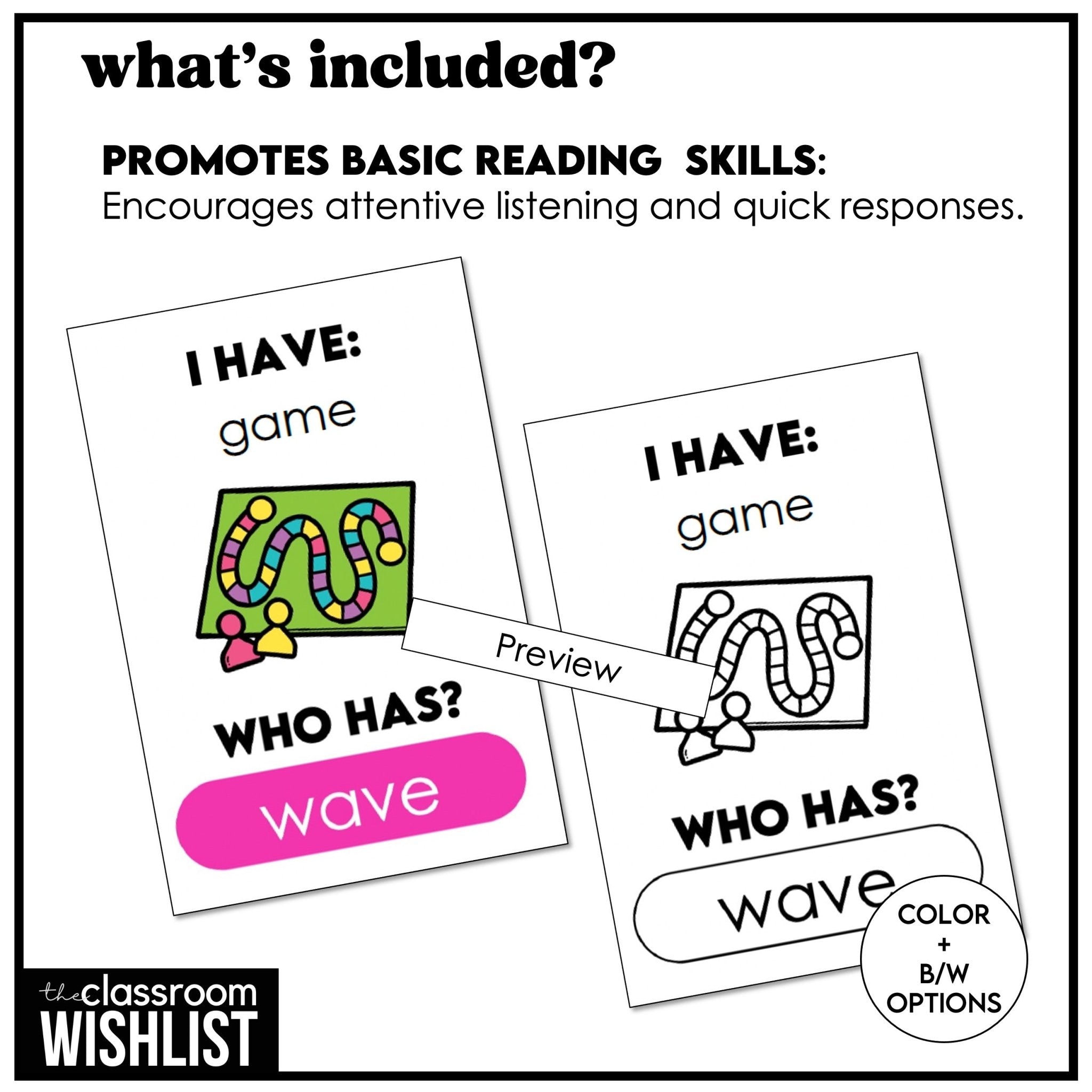 Long A Silent E Vowel Card Game – CVCe - Magic E - I have, Who has? - Hot Chocolate Teachables