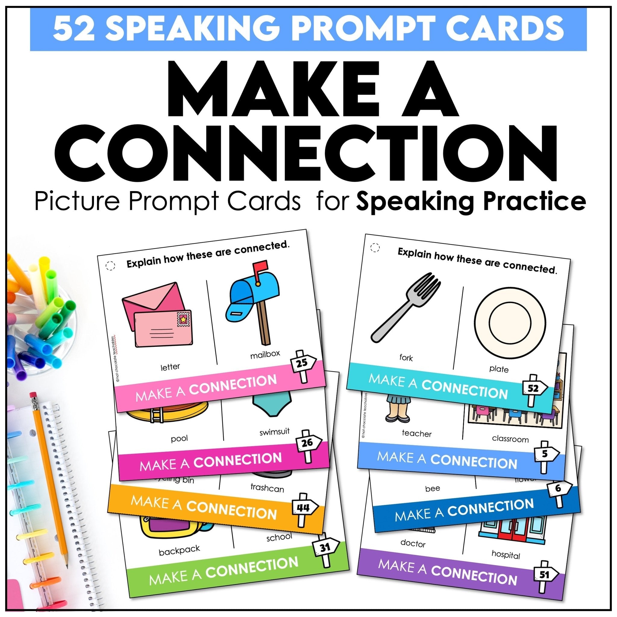 strictly speaking様 リクエスト 4点 まとめ商品 Make a Connection Speaking Cards for ESL