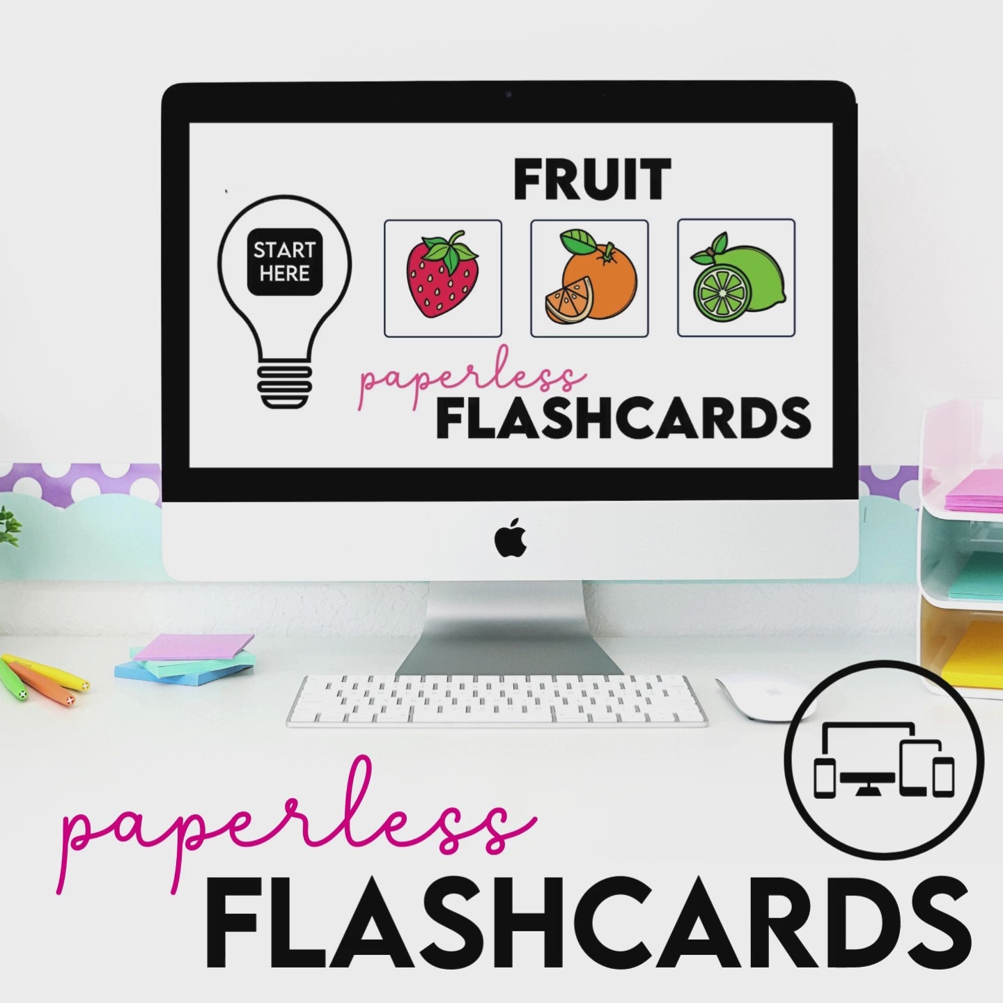 Load video: Fruit Vocabulary - Digital Flashcards &amp; English Picture Dictionary for ESL