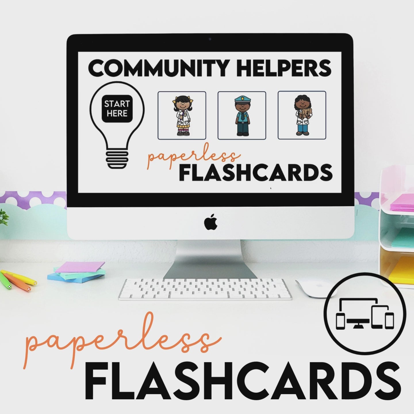 Load video: Community Helpers ESL Flashcards – Digital Jobs &amp; Careers Picture Dictionary