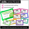 Action Verb Charades | Present Continuous Tense Miming Game Cards - Hot Chocolate Teachables