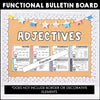 Adjective Types Bulletin Board Posters (Neutral) - Hot Chocolate Teachables