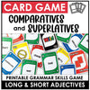 Adjectives : Comparative & Superlative Card Game - Hot Chocolate Teachables
