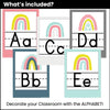 Alphabet Letter Posters Classroom Decor | Preschool / K / 1st - Hot Chocolate Teachables
