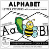 Alphabet Letter Vocabulary Posters | Alphabet Fluency Printable Bulletin Board - Hot Chocolate Teachables