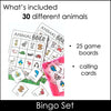 Animal BINGO Game - Hot Chocolate Teachables