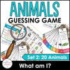 Animals Guessing Game for Young Learners - What am I? - Volume 2 - Hot Chocolate Teachables