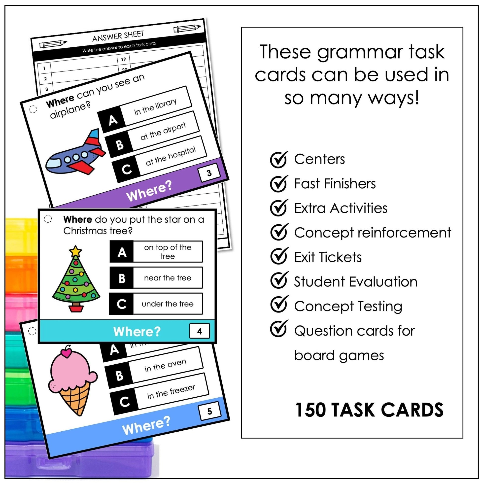 WH Questions Comprehension Bundle | What, When, Who, Why