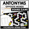 Antonyms : Opposite Word Pairs Board Game - Vocabulary Building - Hot Chocolate Teachables