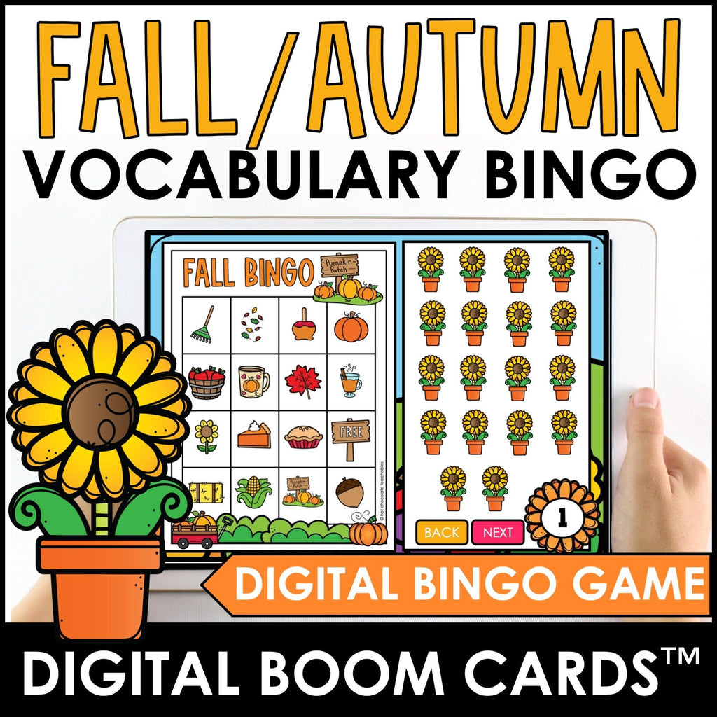 AUTUMN / FALL BINGO Game - Vocabulary Building - Boom Cards™ – Hot Chocolate Teachables autumn-fall-bingo-game-vocabulary-building-boom-cards-hot-chocolate-teachables