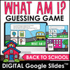 Back to School Vocabulary What am I? Guessing Game | Digital Google Slides™ - Hot Chocolate Teachables