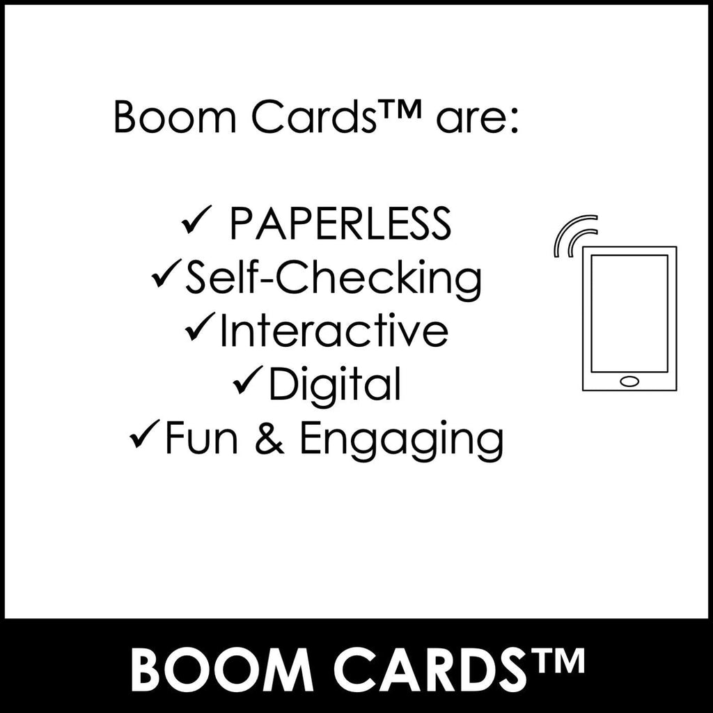 Back To School : What am I? ESL Vocabulary Guessing Game BOOM CARDS™ - Hot Chocolate Teachables