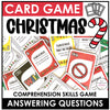 Christmas Card Game | Holiday Questions - Trivia - Vocabulary - Hot Chocolate Teachables