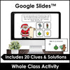 Christmas Guessing Game - What am I? Digital Google Slides™ - Inferencing - Hot Chocolate Teachables