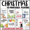 Christmas Posters | Winter Classroom Decor - Printable Quote Posters -Watercolor - Hot Chocolate Teachables