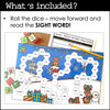 Christmas Sight Word Game Boards : Pre-K/ Kindergarten Dolch Pre-Primer Aligned - Hot Chocolate Teachables