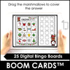 Christmas Vocabulary Bingo - Boom Cards - Hot Chocolate Teachables