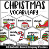 Christmas Vocabulary Posters: Classroom Decor - December Bulletin Board - Hot Chocolate Teachables