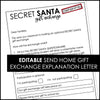 Classroom Secret Santa Gift Exchange Kit - Questionnaire & Explanation Letters - Hot Chocolate Teachables
