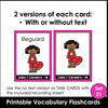 Community Helpers Flashcards for ESL: Jobs, Careers, Occupations - Hot Chocolate Teachables