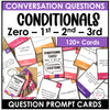 Conditional Tenses: Question Cards for Speaking Practice (Zero, 1st, 2nd, 3rd) - Hot Chocolate Teachables