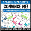 Convince Me - ESL Persuasive Speaking Card Activity - Hot Chocolate Teachables