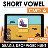 CVC Short A: BOOM CARDS™ – Digital Task Cards for Beginning Readers - Hot Chocolate Teachables