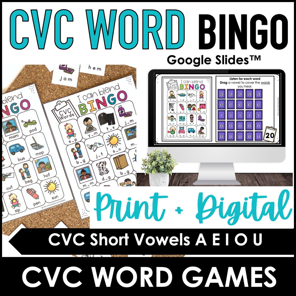cvc-word-fluency-bingo-short-vowels-print-digital-hot-chocolate-teachables for Cvc Word Bingo Free Printable CVC Word Fluency Bingo: Short Vowels | Print & Digital – Hot Chocolate Teachables for Cvc Word Bingo Free Printable