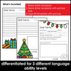 Dear Santa - Christmas Letter Writing Template Kit for ESL - Hot Chocolate Teachables