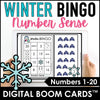 Digital Bingo Game : Number Fluency | Number Sense 1 to 20- Boom Cards™ - Hot Chocolate Teachables