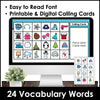 DIGITAL Winter Vocabulary Bingo Game for Google Slides™ - Hot Chocolate Teachables