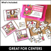 DONUTS - Alphabet Letter Match A to Z - Uppercase and Lowercase Letters - Hot Chocolate Teachables