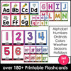 ESL Beginner Flashcards - Alphabet - Numbers to Thirty , Ordinal Numbers - Hot Chocolate Teachables
