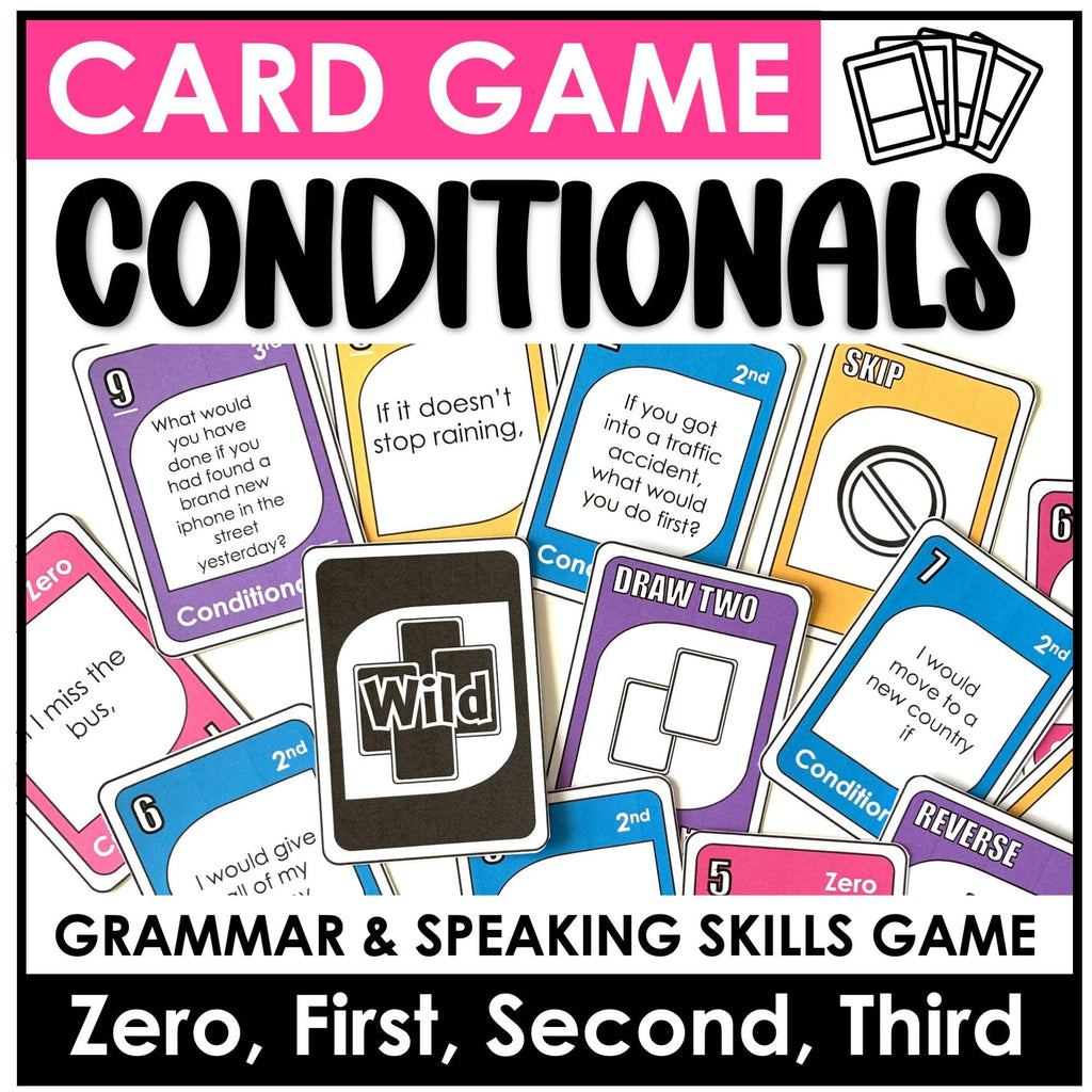 Conditional Tenses Conversation Game - Zero, 1st, 2nd, 3rd – Hot ...